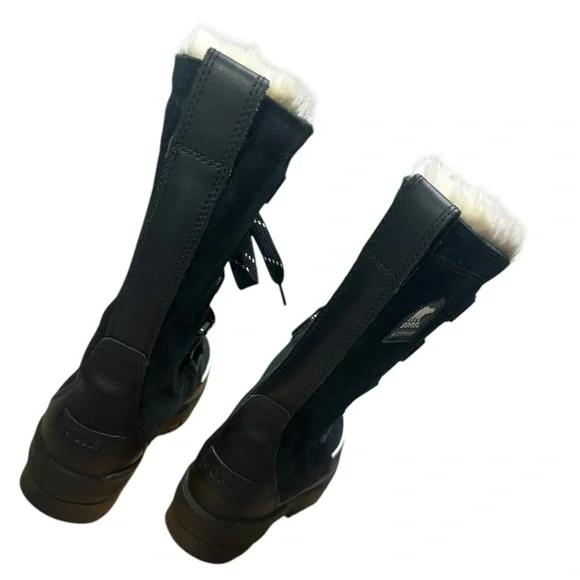 Sorel winter boots black Size 5 - Picture 3 of 6